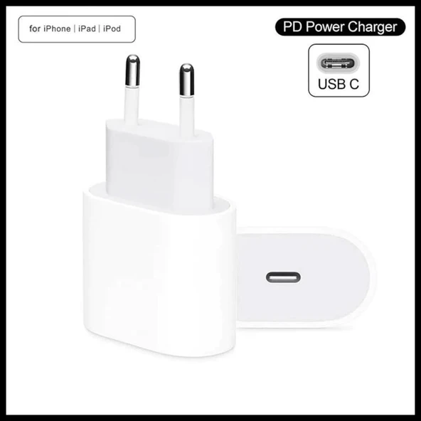 Apple İphone 20W USB-C Şarj Cihazı Aleti Adaptör Başlık - 2