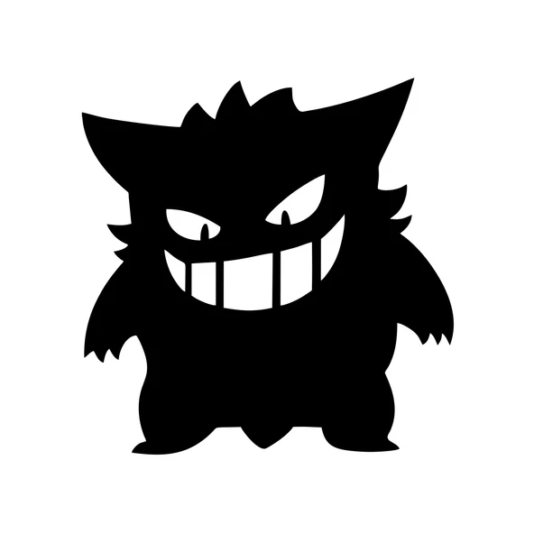 Pokemon Gengar Araba Stickeri 17x17 Cm Siyah ürün görseli