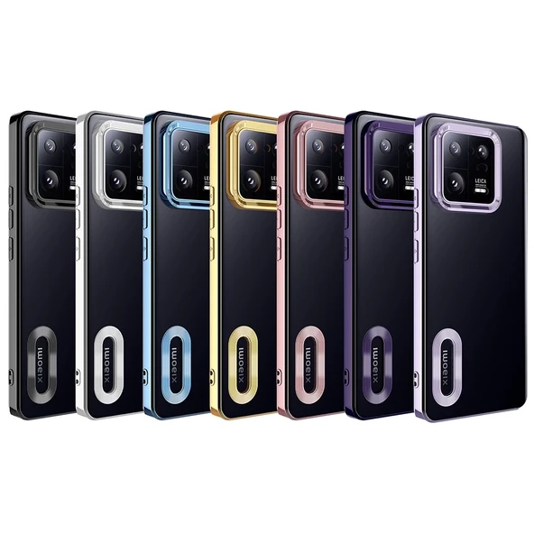 Xiaomi Mi 13 Pro Kılıf Kamera Korumalı Logo Gösteren Zore Omega Kapak - 2