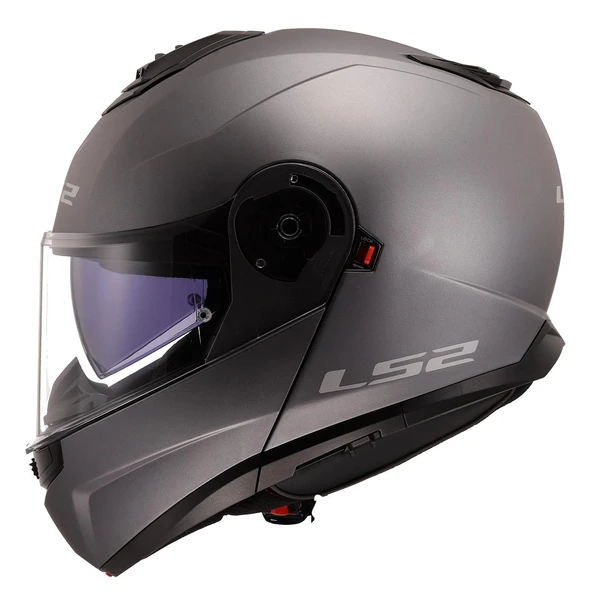 LS2 STROBE 2 MAT TITANIUM KASK - 3