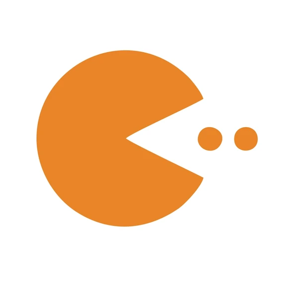 Pacman Araba 17x17 Cm Turuncu ürün görseli