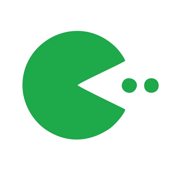 Pacman Araba 17x17 Cm Yeşil ürün görseli