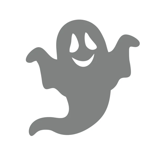 mutlu Hayalet Sticker 17x17 Cm Gri ürün görseli