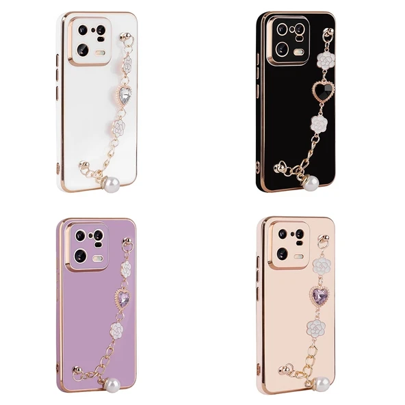 Xiaomi Mi 13 Pro Kılıf El Tutamaçlı Kamera Korumalı Zore Taka Silikon Kapak - Resim 2