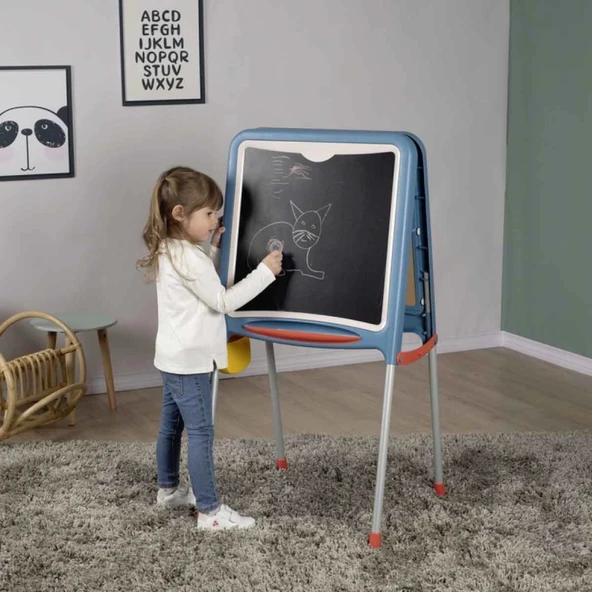 Nessiworld Smoby Metal Ayaklı Çift Taraflı Manyetik Yazı Tahtası 7600410308 - 4