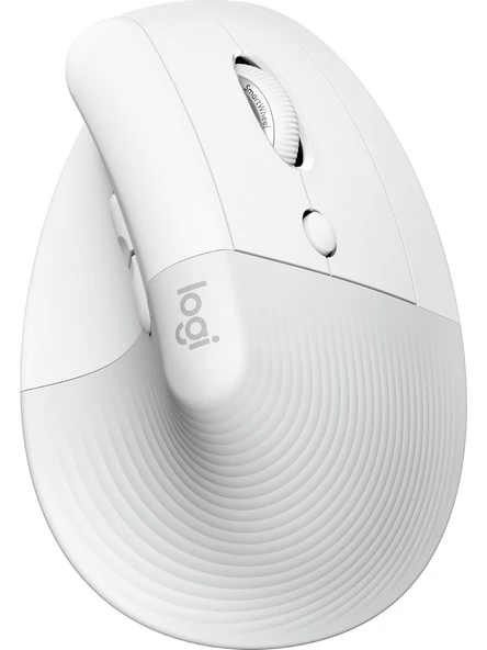 LOGITECH Lift Sessiz Kablosuz Ergonomik Dikey Mouse - Beyaz