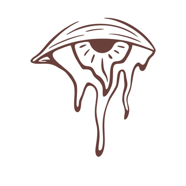 Akan Göz Araba Sticker 17x17 Cm Kahverengi ürün görseli