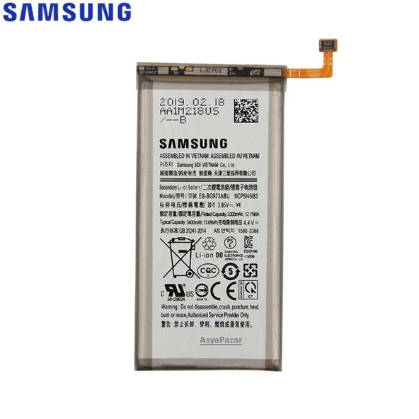Servis Samsung S10 SM-BG973F Pil Batarya EB-BG973ABU - EB-BG973ABE ürün görseli