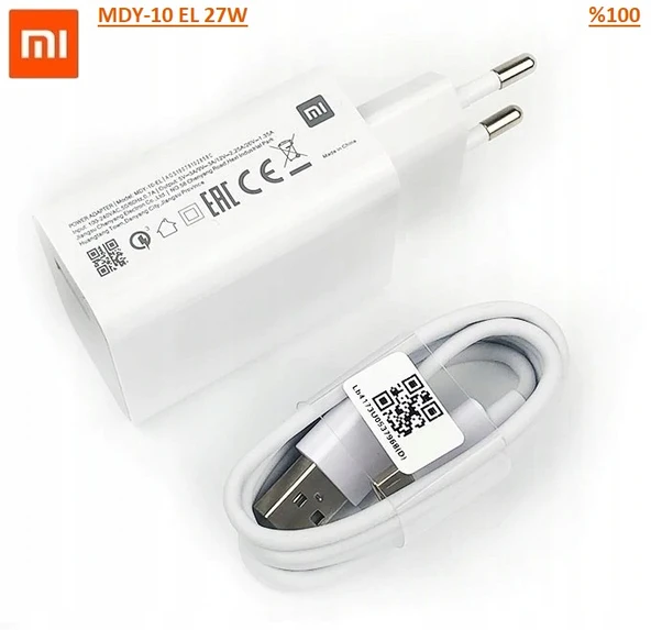 Xiaomi Note 9 Pro Şarj Cihazı Aleti MDY-10-EL 27W