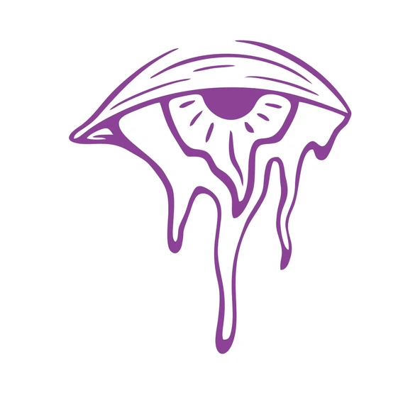 Akan Göz Araba Sticker 17x17 Cm Mor ürün görseli