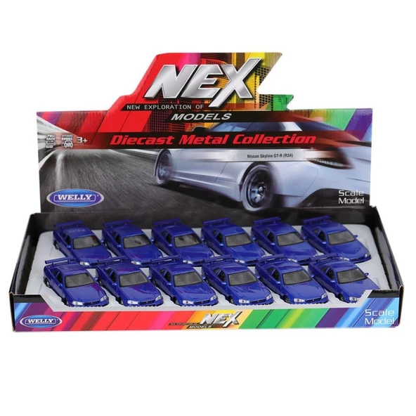 Nessiworld 43798 Welly Çek Bırak Nissan Skyline -Karsan Oyuncak - 2