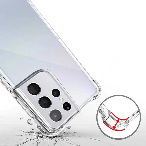 Galaxy S22 Ultra Kılıf Zore Kamera Korumalı Nitro Anti Shock Silikon - 2