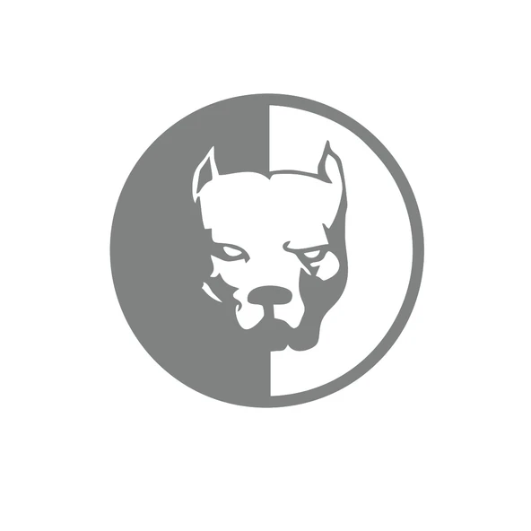 Pitbull Araba Stickeri 17x17 Cm Gri ürün görseli