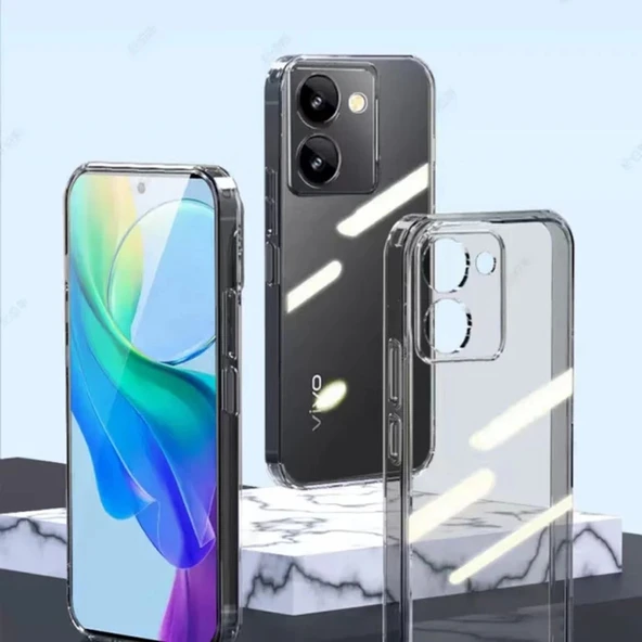 Vivo Y36 4G Kılıf Zore Süper Silikon Kapak - Resim 3
