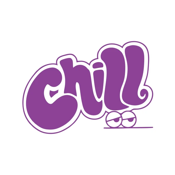 Chill Araba Stickeri 17x17 Cm Mor