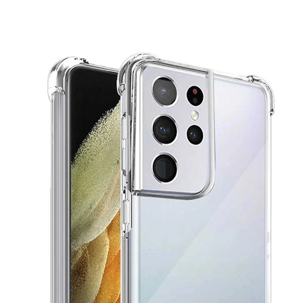 Galaxy S22 Ultra Kılıf Zore Kamera Korumalı Nitro Anti Shock Silikon - 3