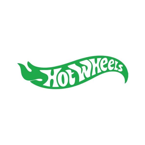 Hot Wheels Araba Stickeri 17x17 Cm Yeşil