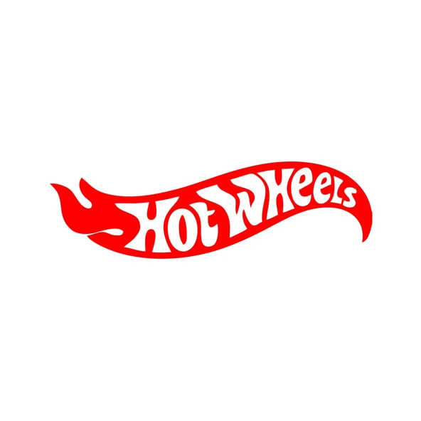Hot Wheels Araba Stickeri 17x17 Cm Kırmızı ürün görseli