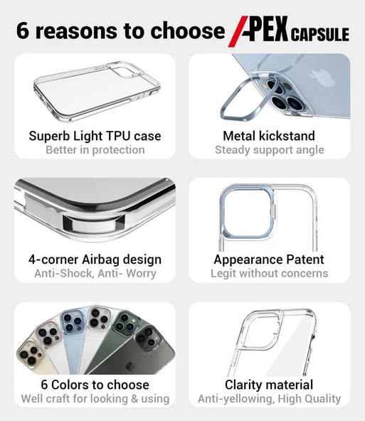 Apple iPhone 13 Pro Kılıf Zore Skuba Kapak - 9