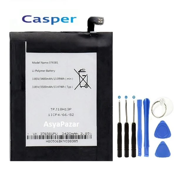 Casper Via 3 Pil Batarya ve Tamir Seti ürün görseli