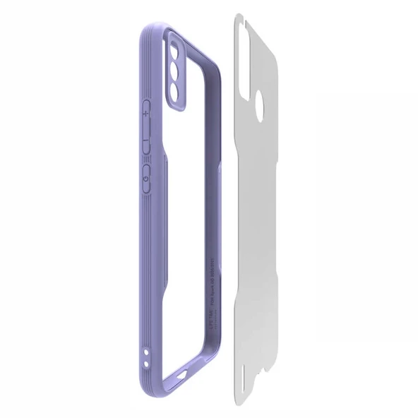 Tecno Spark 6 Go Kılıf Zore Parfe Kapak - 3