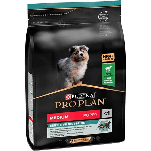 Pro Plan Kuzu Etli  Orta Irk Yavru Kuru Köpek Maması 3kg ürün görseli