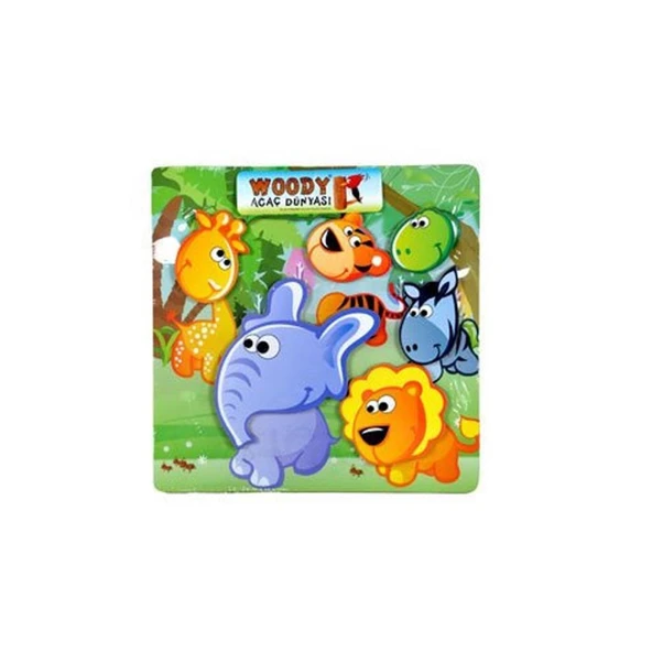 30058 Ahşap Puzzle 3D Kafalar - 4