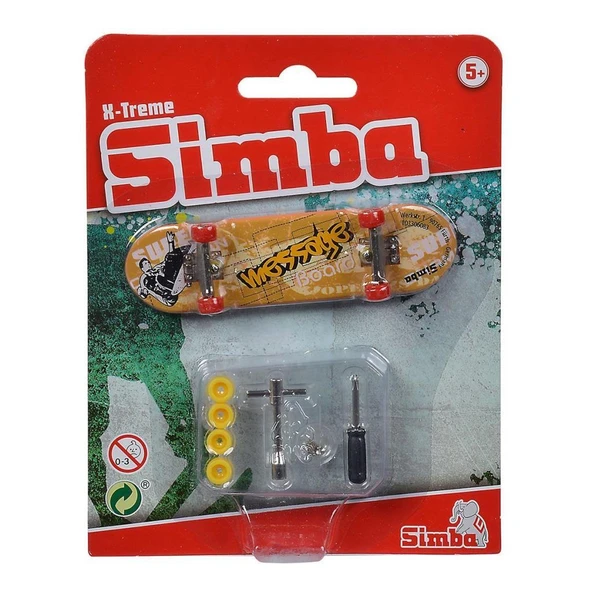 Nessiworld 103306083 Finger Skateboard Kaykay Seti -Simba - 2
