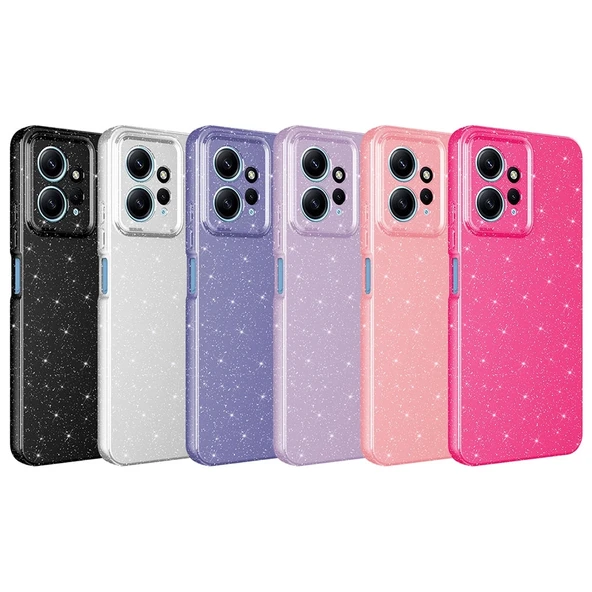 Xiaomi Redmi Note 12 4G Kılıf Kamera Korumalı Simli Lüks Zore Koton Kapak - 2