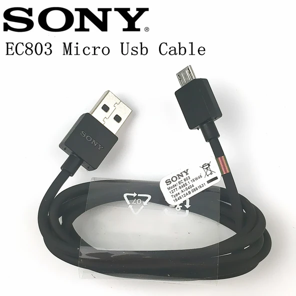Sony Şarj Kablosu Micro Usb M4- E4- E5-M2 Şarj Data Kablosu - Resim 2