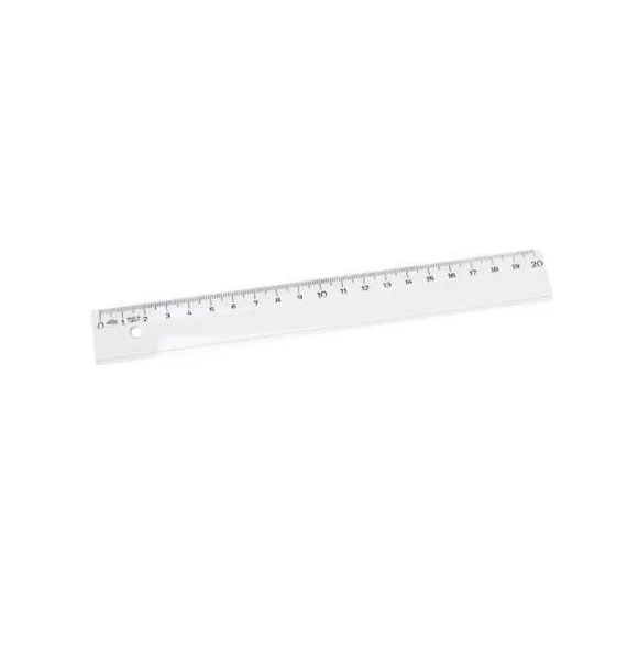 Şeffaf Plastik Cetvel 20cm