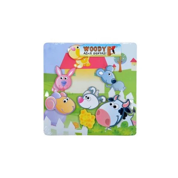 30058 Ahşap Puzzle 3D Kafalar - 2
