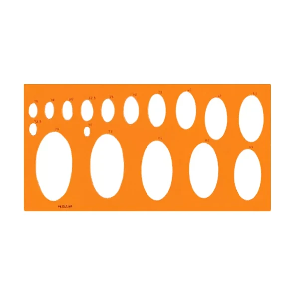 YILDIZLAR 067 ELİPS ŞABLONU ürün görseli 1