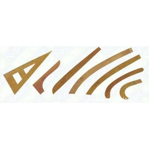 Turhan Ahşap Riga Cetvel Takımı - 7 Parça ürün görseli 1