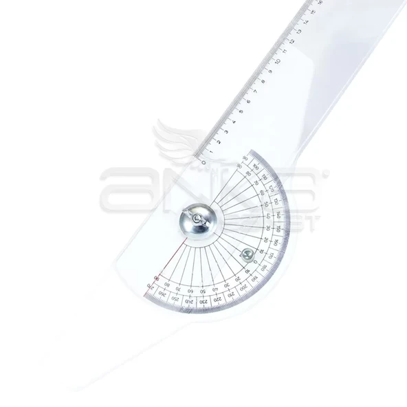 Hatas Oynar Başlıklı T Cetveli İnce Bizote 65cm - 3