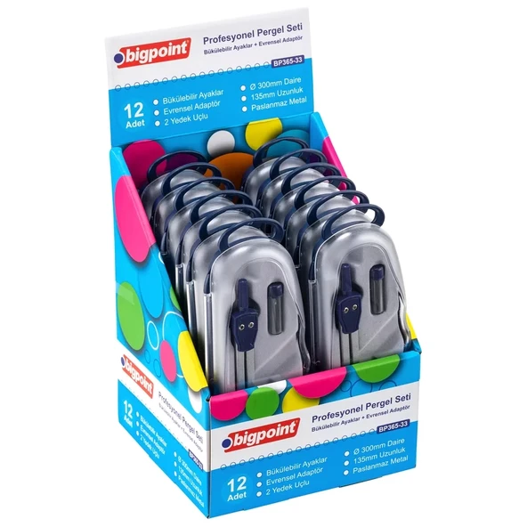 Bigpoint Metal Pergel Seti Çift Ayağı Bükülebilir 3'lü Set - Resim 2