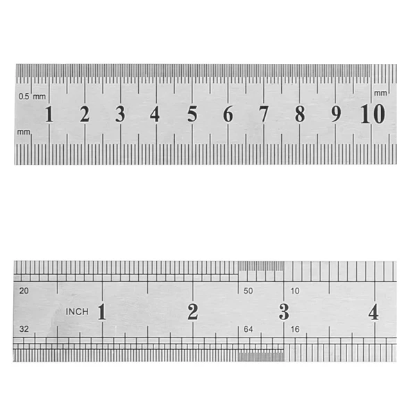 Bigpoint Çelik Cetvel 50 cm - Resim 2