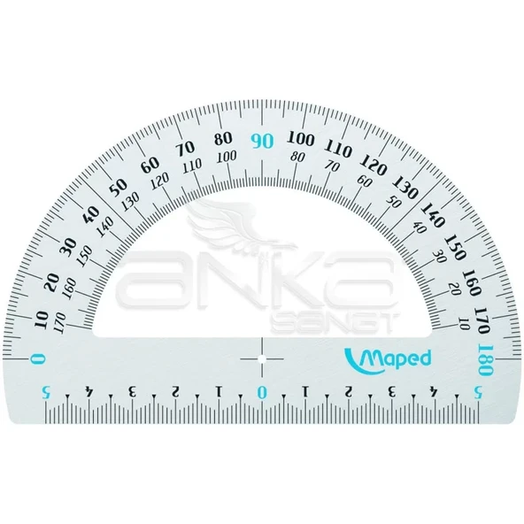Maped Aluminyum İletki 12cm 180 Derece - Resim 2