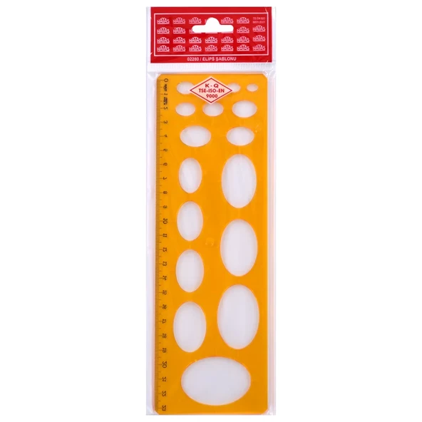 Hatas Elips Şablonu 02280 ürün görseli 1