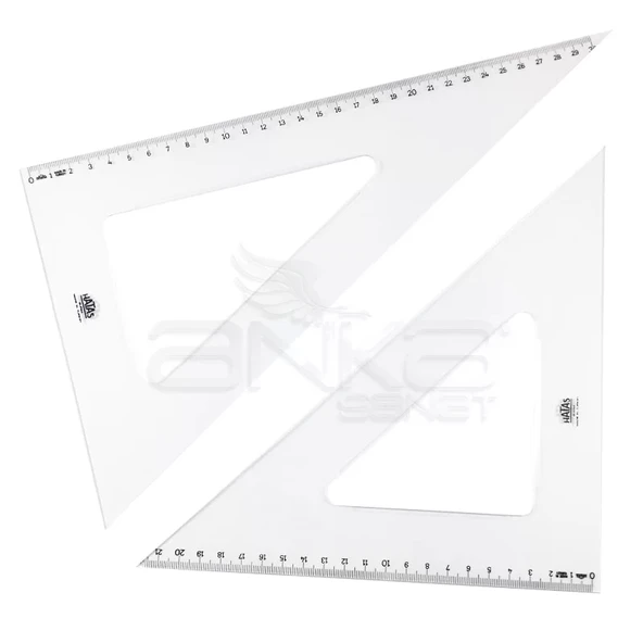 Hatas Teknik Okul Öğrenci Gönye Seti 32cm/60-45 - 2