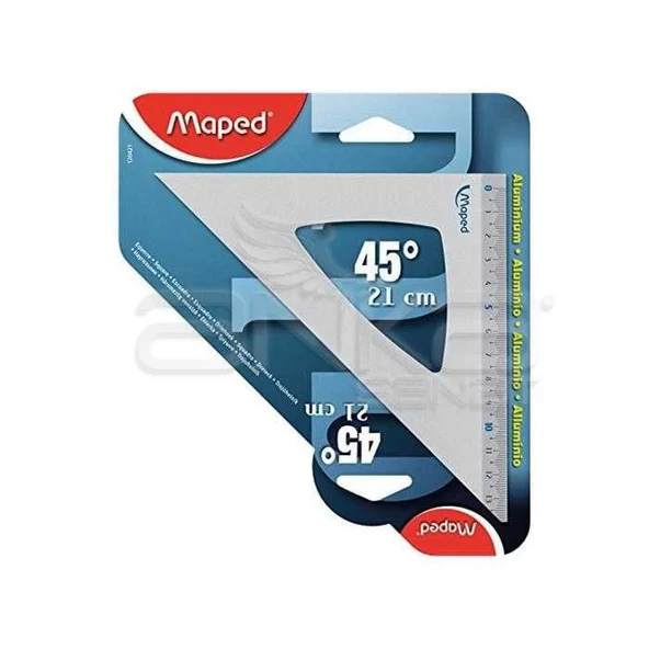 Maped Metal Gönye 45 Derece 21cm ürün görseli 1