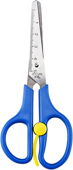 BRONS BR-701 ÖĞRENCİ MAKASI YAYLI CETVELİ - Resim 3