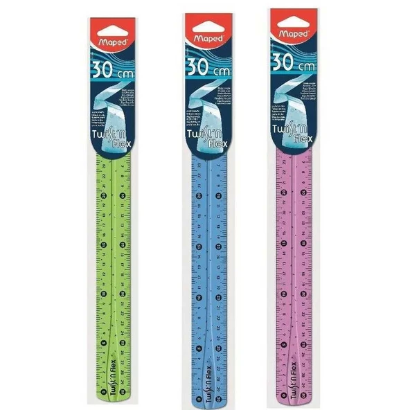 Maped Twist'n Flex Esnek Cetvel Seti 30 cm