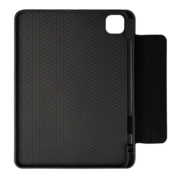 Apple iPad Pro 12.9 2022 M2 Zore Border Keyboard Bluetooh Bağlantılı Standlı Klavyeli Tablet Kılıfı - 3