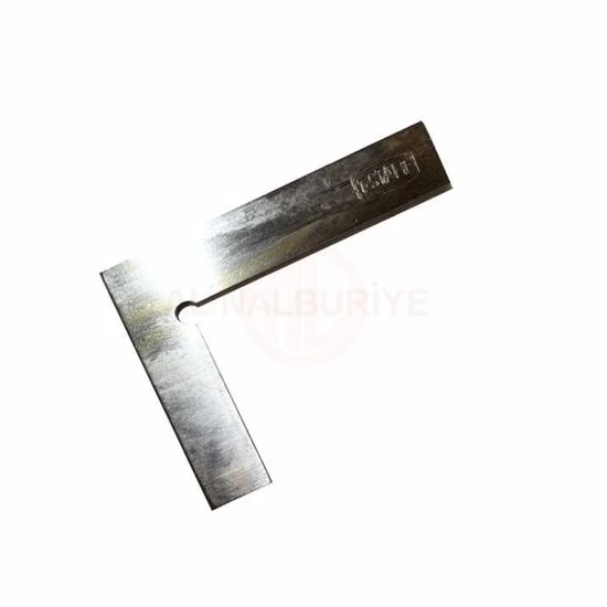 T-Stahl Kontrol ve Tesviyeci Şapkalı Gönye (DIN 875/2) 150x100 mm (25x5) - 1
