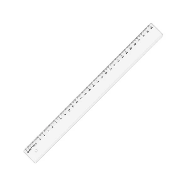 Hatas Fancy Geniş Plastik Cetvel Şeffaf Cetvel 30 cm