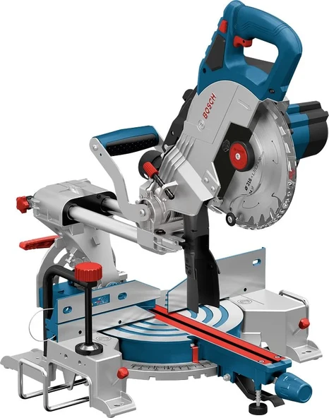 Bosch Akülü Gönye Kesme Makinesi GCM 18V-216 (2 x 8,0 Ah Akü) - 0601B41001