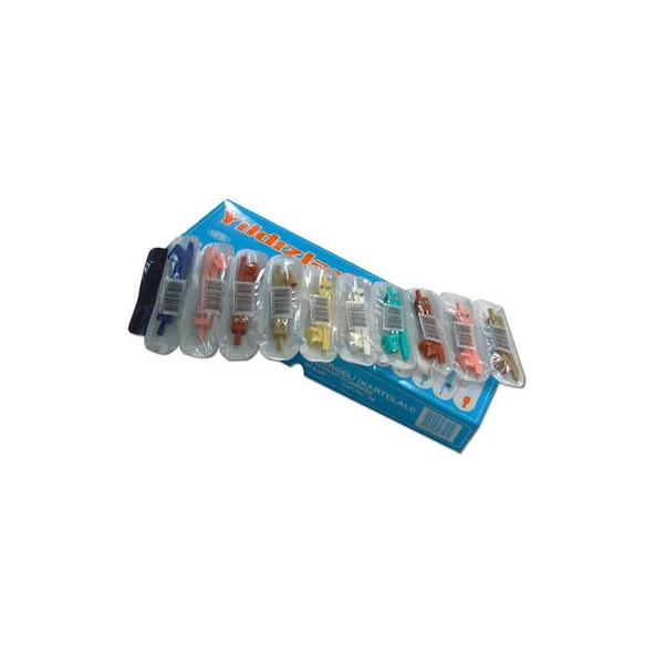 Yıldızlar Pergel Plastik Kartela
