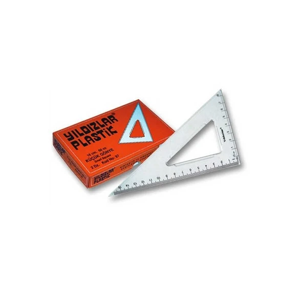 Yıldızlar 097 Gönye 16 cm Küçük 60 cc