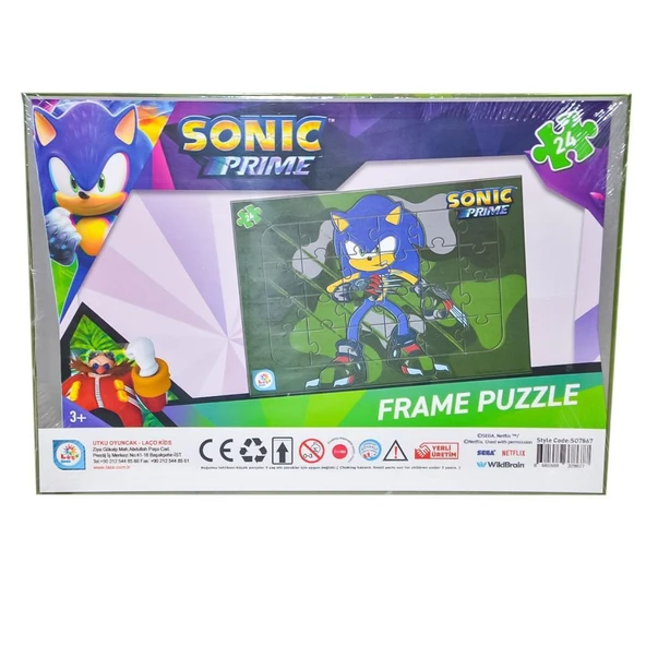 SO7867 Sonic 24 Parça Frame Puzzle 2- Utku Oyuncak - 2